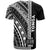 Tonga T Shirt Barcode Black Color - Polynesian Pride