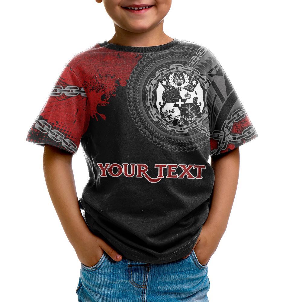 Tonga Polynesian Custom T Shirt Polynesian Chain Style - Polynesian Pride