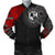 Tonga Polynesian Men's Bomber Jacket - Polynesian Chain Style Black - Polynesian Pride