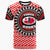 Tonga T Shirt Rugby Style Unisex Red - Polynesian Pride