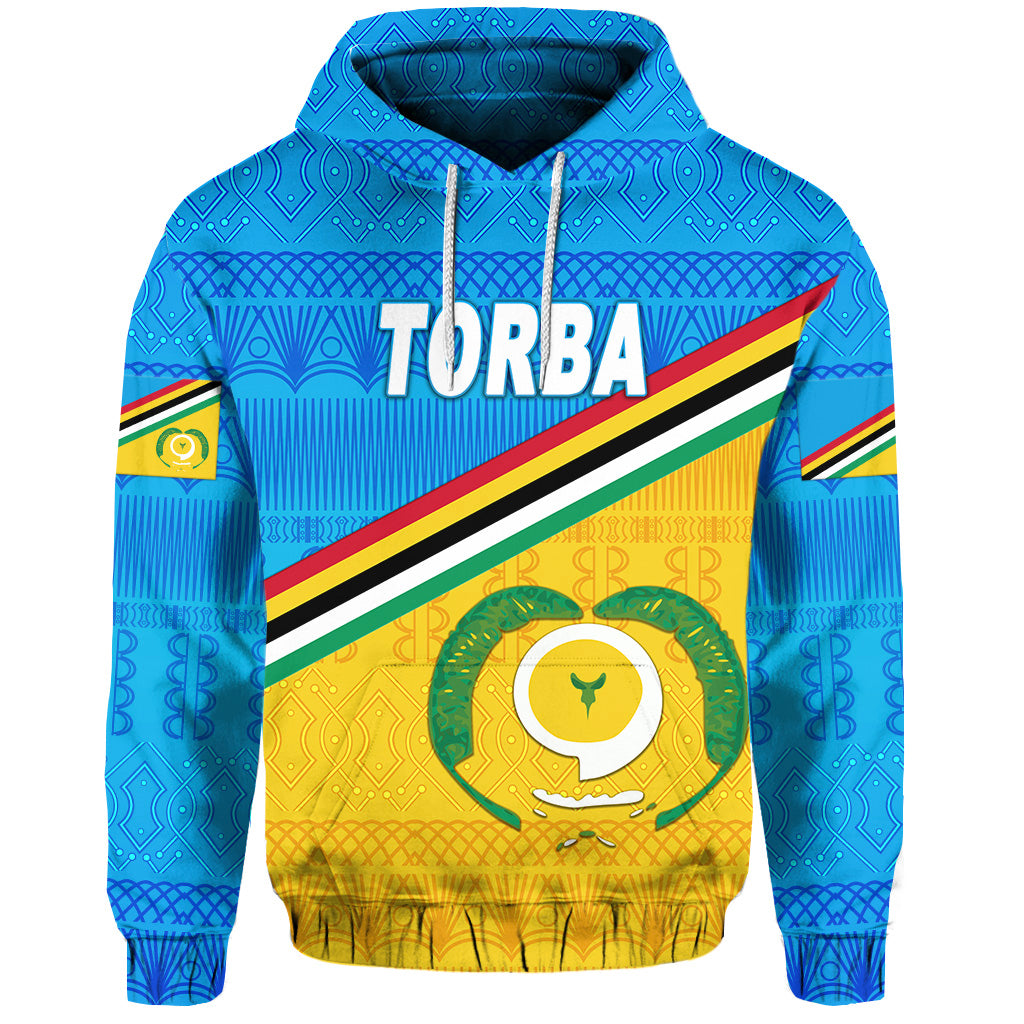 Torba Province Hoodie Vanuatu Pattern Traditional Style LT8 - Polynesian Pride