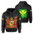 Polynesian Kanaka Maoli Royal Coat of Arms Hawaii Hoodie White Unisex White - Polynesian Pride