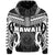 Hawaii Polynesian Tribal Coat of Arms Hoodie White Mark Style - Polynesian Pride