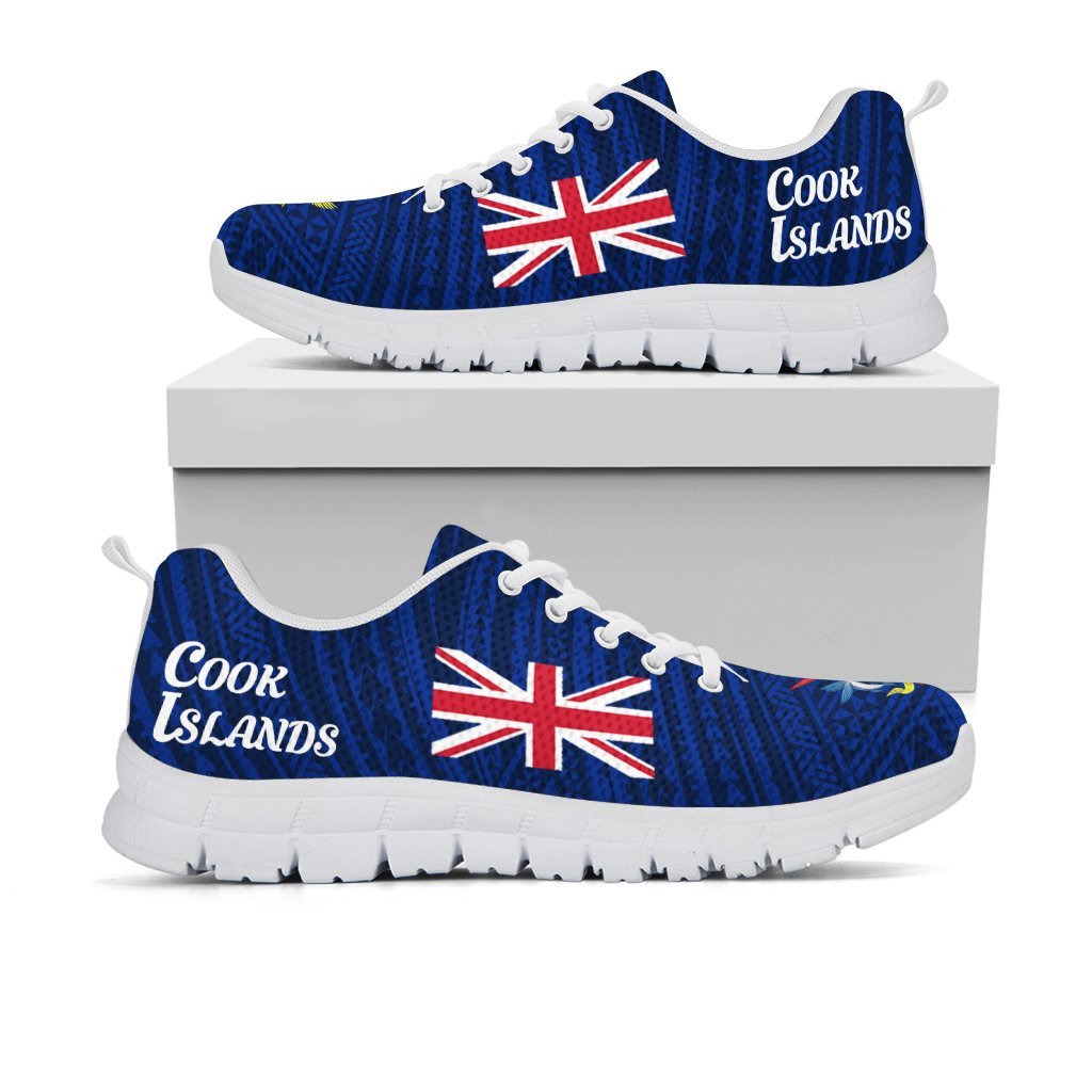 Cook Islands Blue Sneakers (Shoes) - Polynesian Pride
