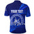 Custom Kolisi Ko Tupou College Tonga Polo Shirt Unique Version Full Blue - Polynesian Pride