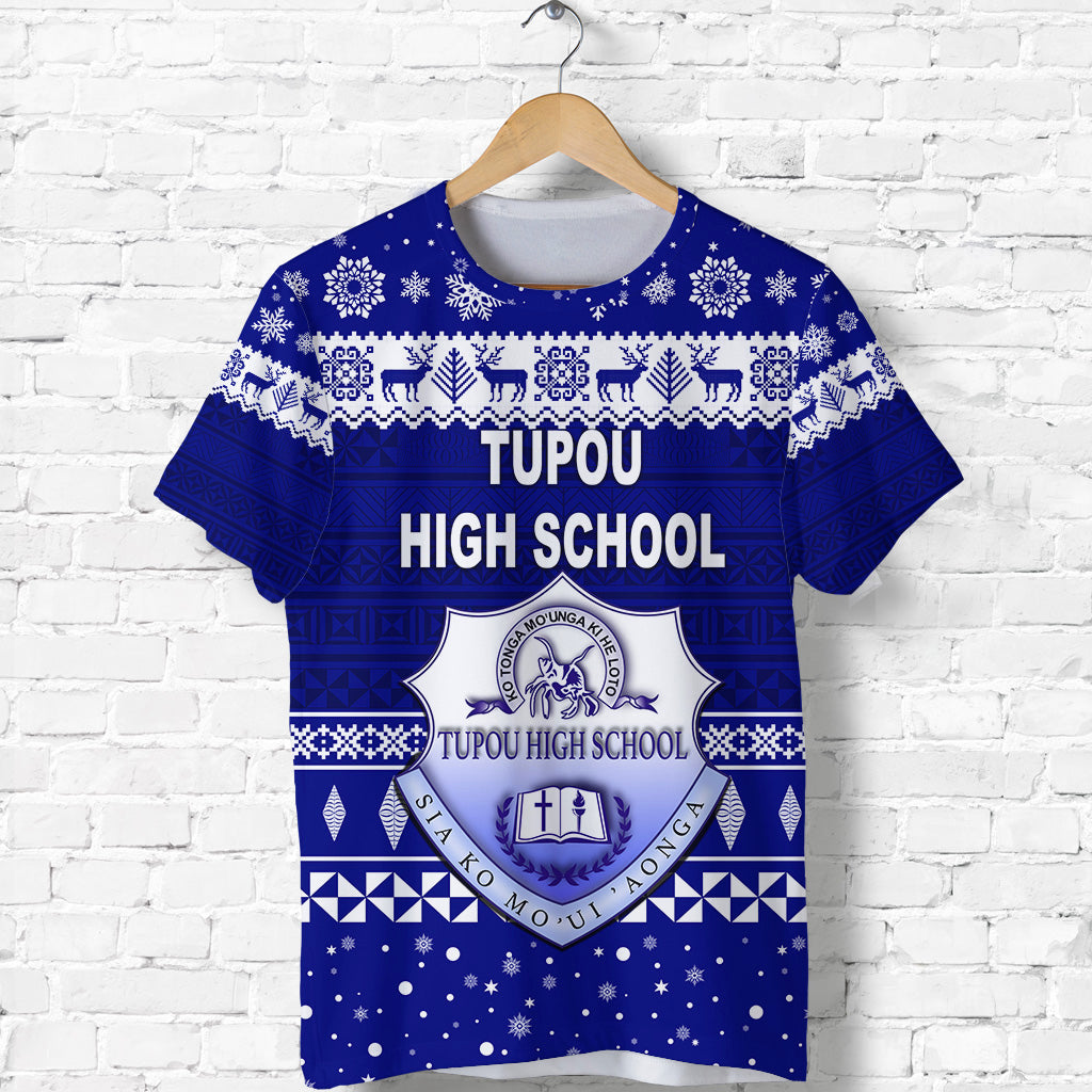 Tupou High School Christmas T Shirt Simple Style LT8 - Polynesian Pride