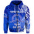 Custom Tonga Tupou College Zip Hoodie Toloa Old Boys Simple Vibes Blue, Custom Text and Number LT8 - Polynesian Pride