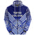 Kolisi Ko Tupou College Tonga Zip Hoodie Creative Style Blue - Polynesian Pride