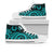 Pohnpei High Top Shoes - Turquoise Tentacle Turtle - Polynesian Pride