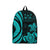 Fiji Backpack - Turquoise Tentacle Turtle Crest Turquoise - Polynesian Pride