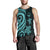 Marshall Islands Men's Tank Top - Turquoise Tentacle Turtle Crest - Polynesian Pride