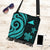 Tokelau Boho Handbag - Turquoise Tentacle Turtle Boho Handbag One Size Turquoise - Polynesian Pride