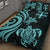 Fiji Quilt Bed Set - Turquoise Tentacle Turtle - Polynesian Pride