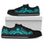 Northern Mariana Islands Low Top Shoes - Turquoise Tentacle Turtle - Polynesian Pride