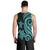 Marshall Islands Men's Tank Top - Turquoise Tentacle Turtle - Polynesian Pride