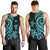 Marshall Islands Men's Tank Top - Turquoise Tentacle Turtle - Polynesian Pride