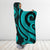 Federated States of Micronesia Hooded Blanket - Turquoise Tentacle Turtle - Polynesian Pride