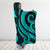 Tokelau Hooded Blanket - Turquoise Tentacle Turtle - Polynesian Pride