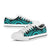 Niue Low Top Canvas Shoes - Turquoise Tentacle Turtle - Polynesian Pride