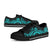 Tahiti Low Top Canvas Shoes - Turquoise Tentacle Turtle - Polynesian Pride