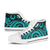 Pohnpei High Top Shoes - Turquoise Tentacle Turtle - Polynesian Pride