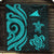 Tokelau Premium Quilt - Turquoise Tentacle Turtle - Polynesian Pride