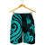 New Caledonia Men's Short - Turquoise Tentacle Turtle - Polynesian Pride