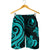 Yap Men's Short - Turquoise Tentacle Turtle - Polynesian Pride