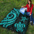 Tuvalu Premium Quilt - Turquoise Tentacle Turtle - Polynesian Pride