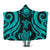 Federated States of Micronesia Hooded Blanket - Turquoise Tentacle Turtle Hooded Blanket Turquoise - Polynesian Pride