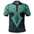 Hawaii Polynesian Limited Polo Shirt Tab Style Turquoise - Polynesian Pride