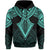 Hawaii Polynesian Hoodie Limited Tab Style Turquoise - Polynesian Pride