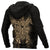 New Zealand Maori Zip up Hoodie, Wairua Tattoo Turtle Zipper Hoodie Gold - Polynesian Pride