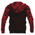 Turtle Maori Tattoo All Over Hoodie Red - Polynesian Pride