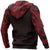 Turtle Maori Tattoo All Over Hoodie Red - Polynesian Pride