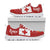 Tonga Sneakers - Tonga Flag Coat Of Arms Red - A5 - Polynesian Pride