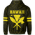 Polynesian King Kanaka Map Seal of Hawaii Hoodie Yellow - Polynesian Pride