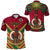 Custom Vanuatu Rugby Polo Shirt Original Style, Custom Text and Number Unisex Red - Polynesian Pride