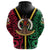 Vanuatu Flag Hoodie Melanesian Warrior - Polynesian Pride