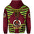 Custom Vanuatu Special Independence Anniversary Hoodie Creative Style Red, Custom Text and Number LT8 - Polynesian Pride