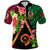 Custom Vanuatu Polo Shirt Independence Be Proud Vanuatu Flag LT8 Black - Polynesian Pride