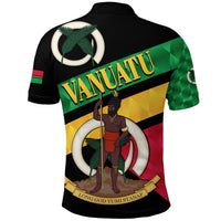 Vanuatu Rugby Polo Shirt Sporty Style - Polynesian Pride