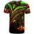Vanuatu T Shirt Reggae Color Cross Style - Polynesian Pride