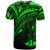 Vanuatu T Shirt Green Color Cross Style - Polynesian Pride