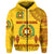 Tonga Vavau High School Zip Hoodie Simple Style Yellow LT8 - Polynesian Pride