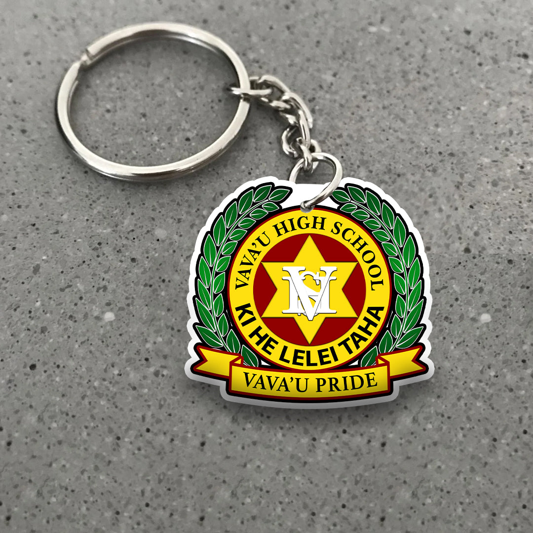 Tonga Vava'u High School Keychain LT6 5 - Polynesian Pride