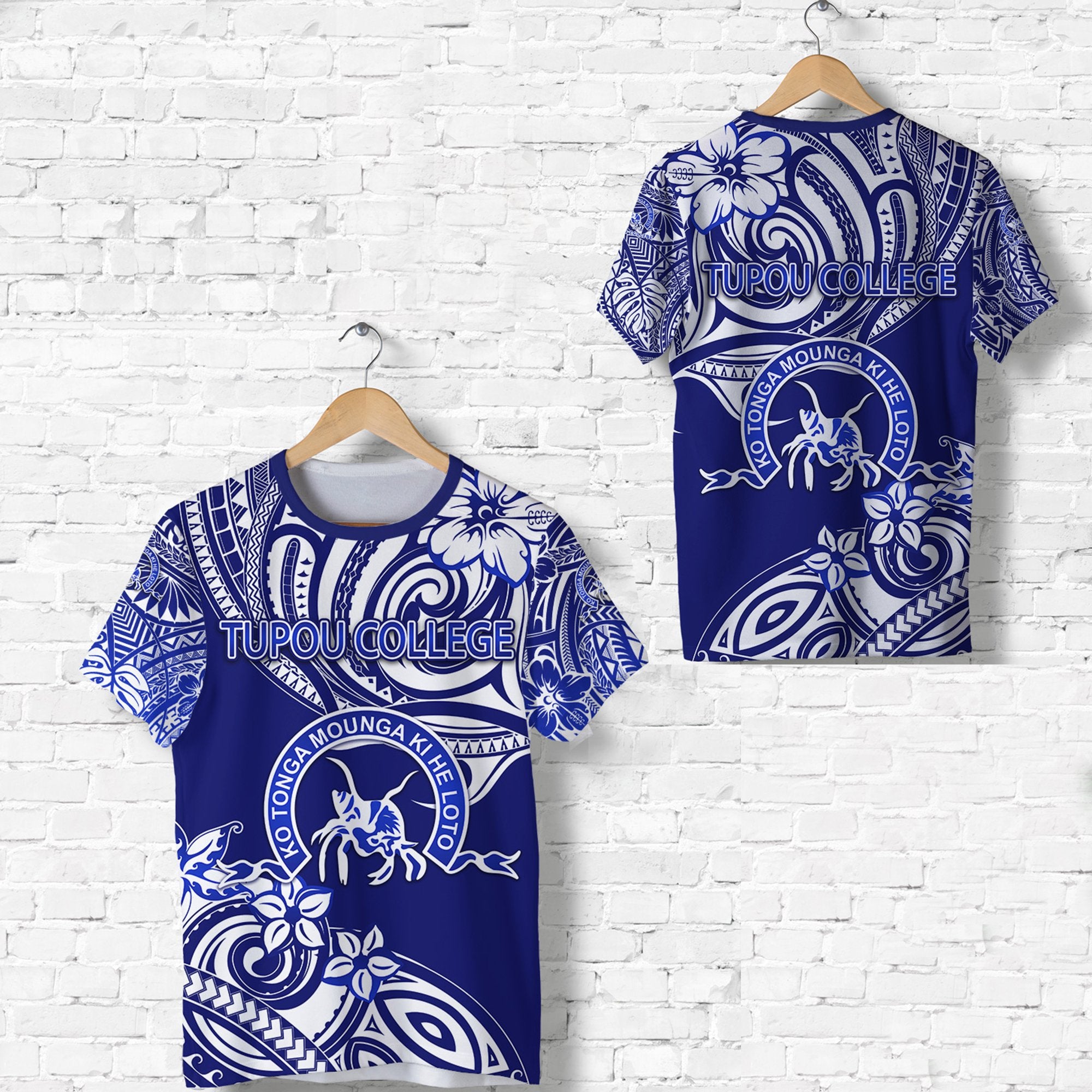 Kolisi Ko Tupou College Tonga T Shirt Unique Vibes Blue Unisex Blue - Polynesian Pride