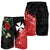 Wallis and Futuna Polynesian Men Short Fantastic Flowers LT13 - Polynesian Pride