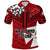 Custom Wallis and Futuna Rugby Polo Shirt, Custom Text and Number Sporty Vibes Unisex Red - Polynesian Pride