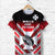 Custom Wallis and Futuna Rugby T Shirt, Custom Text and Number Creative Style Unisex Red - Polynesian Pride